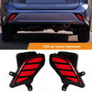 Axyaa LED Rear Bumper Reflector Toyota Highlander Dynamic Signal Light