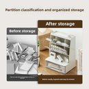 Axyaa Acrylic Makeup Organizer, Vanity Brush Holder for Bathroom, Countertop Cosmetic Storage