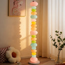 Axyaa LED Floor Lamp - Remote Control Dimming, Minimalist Nordic Ins Style