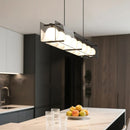 Axyaa Modern Pendant Chandelier for Dining Room, LED Ceiling Light for Living Room
