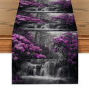 Axyaa Forest Stream Table Runner for Kitchen Dining and Holiday Room Decor