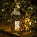 Axyaa Solar Palace Lantern: Waterproof Flameless Candle LED Light for Outdoor Decor
