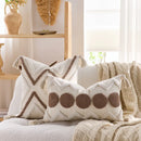 Axyaa Nordic Bohemian Tufted Tassel Throw Pillowcase, Geometric Pattern Cushion Cover