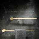 Axyaa Copper Towel Rod: Luxury Bathroom Single Rod without Punching, Bold Design