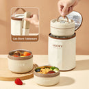 Axyaa Insulated Stainless Steel Lunch Box for Kids - Leak-proof, Keep Warm Food Jar