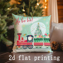 Axyaa Christmas Print Pillow Covers for Sofa Bedroom Car
