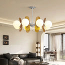 Axyaa Medieval Glass Chandelier - Suspension Pendant Lamp for Dining Table