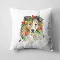 Axyaa Christmas Cute Dog Pillow Cushion Cover