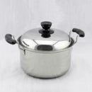 Axya Stainless Steel High Soup Pot, Large Capacity Induction Cooker Universal Hotpot