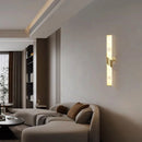 Axyaa Marble LED Wall Lamp Dimmable Copper Sconce for Indoor Lighting