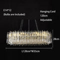 Axyaa Modern Crystal LED Chandeliers in Chrome/Gold for Elegant Decor