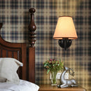 Axyaa LED Fabric Shade Wall Sconce for Bedroom Home Decoration