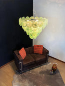 Axyaa Glass LED Pendant Light: Art Dimming for Bedroom & Living Room