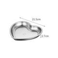 Axyaa Heart-shaped Snack Tray: Creative Dessert & Fruit Plate Storage Solution