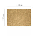 Axyaa Leather Dining Table Mat: Waterproof, Heat Resistant Insulation for Home Dining