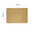 Axyaa Leather Dining Table Insulation Mat: Waterproof, Heat Resistant, Japanese Style