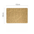 Axyaa Leather Dining Table Insulation Mat: Waterproof, Heat Resistant, Japanese Style