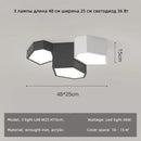 Axyaa Nordic Cube Dimmable Ceiling Light - Modern Wrought Iron Bedroom Lamp