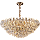 Axyaa Modern Crystal Chandelier: Elegant French Style Lighting for Living and Dining Rooms.