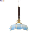 Axyaa Nordic Blue Glass Pendant Lamp for Dining Living Room Bedroom