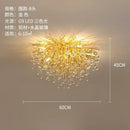Axyaa Luxury Crystal LED Chandelier for Living Room, Hotel, and Hall