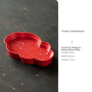 Axyaa Exquisite Dim Sum Tea Plate for Elegant Tea Time