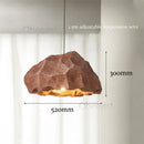Axyaa Irregular Resin LED Chandelier for Modern Home Decor