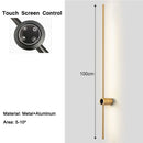 Axyaa 360° Rotatable Dimmable LED Wall Lights with Touch Screen Control