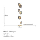 Axyaa Lava Glass Sofa Floor Lamp for Elegant Living Room Décor
