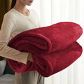 Axyaa Cozy Plush Fleece Blanket for Bed Sofa - All Season Lightweight Warm Winter Blanket
