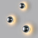 Axyaa Nordic Gold Circular Wall Lamp for Bedroom, Living Room, Dining Room