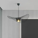 Axyaa Designer Straw Hat Chandelier Modern LED Hanging Lamp for Home & Coffee Shop