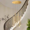 Axyaa Modern LED Chandeliers for Dining Room Pendant Lights - Indoor Ceiling Hanging Lamps
