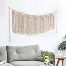 Axyaa Boho Cotton Rope Macrame Handwoven Wall Hanging Tapestry Creamy-White Home Decor