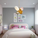 Axya Nordic Glass Chandeliers Colorful Balloon Design for Bedroom Dining Room
