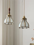 Modern Luxury Axyaa Brass & Glass LED Chandelier for Home Restaurant Living Room