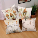 Ramadan Mubarak Pillowcase by Axyaa: Fasting Lamp & Crescent Moon Design