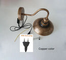 Axyaa Retro Industrial Wall Mounted Plug-in Lamp for Indoor Decor