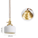 Axyaa Ceramic Nordic LED Pendant Lamp for Home Decor & Indoor Lighting