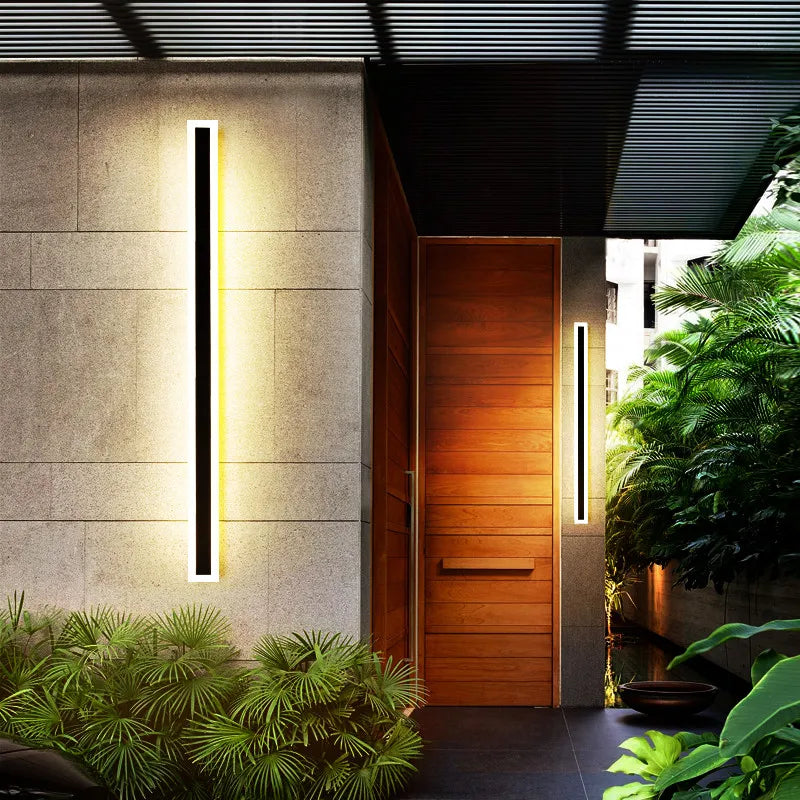 Axyaa Waterproof LED Wall Light Garden Sconce - Modern Aluminum Outdoor Wall Lamp