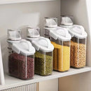 Axyaa Grain Storage Container with Measuring Cup - Sealed Rice Jar & Food Organizer