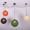 Axyaa Rattan Art Pendant Lights: Modern Hang Lamp for Home, Living Room Kitchen, Bar.