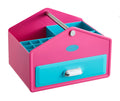 Axyaa Desktop Storage Organizer Rack for Remote Control and Cosmetics