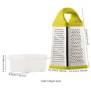 Axyaa 4-Sided Boxed Grater: Multi-Functional Rust-Proof Kitchen Gadget