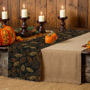Axyaa Branches Leaves Table Runner for Home Dining and Wedding Party Decor