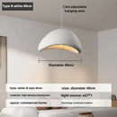 Axyaa Nordic Wabi Sabi E27 Chandelier Pendant Light - Home Decor Loft Hanging Fixture