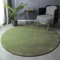 Axyaa Coral Velvet Round Carpet for Modern Home Decor & Kids Play Rug