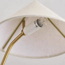 Axyaa modern fabric chandelier LED hanging lamp for home decor lighting fixtures