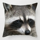 Axyaa Raccoon Wildlife Print Pillowcase for Home Bed Chair Decor