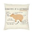 Capybara Nordic Cushion Cover by Axyaa - Home Decor Pillow Case
